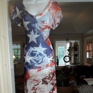 July 4th Cal style ladies dress